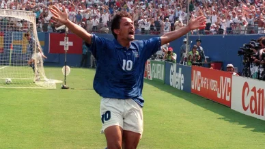 Baggio con la Nazionale italiana