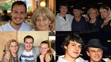 Dejan Vunjak, mama, oče, sestra