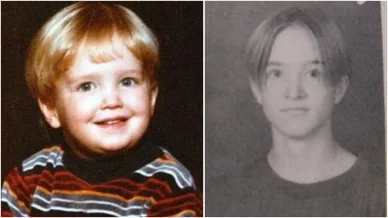 Aaron Paul en su infancia Aaron Paul en su infancia