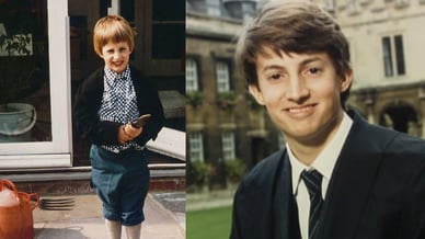 David Mitchell childhood