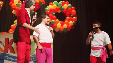 Щербан під час виступу в університеті