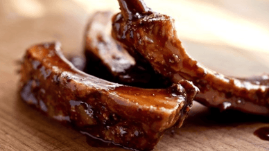 Ребра в гранатовому соусі