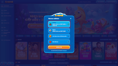 Spinfin Casino Register Boni