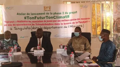Atelier de lancement de la phase 2 du projet « TonFutur TonClimat » à Tanguiéta.