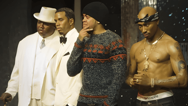 The Notorious B.I.G., P Diddy, Bow Wow та Tupac Shakur у Музеї мадам Тюссо