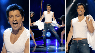 Τρίπτυχο πορτρέτο από εμφάνιση στη Eurovision