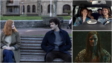 Ana Polvorosa durante el rodaje de películas Ana Polvorosa durante el rodaje de películas