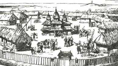 Запорозька Січ, військовий та адміністративний центр українського козацтва, типове планування січового укріплення