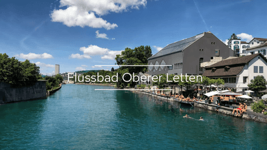Flussbad Oberer Letten, Zürich
