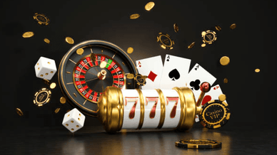 Unlicensed casino with games