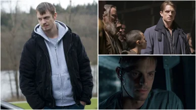 Joel Kinnaman under inspelningen av serier Joel Kinnaman under inspelningen av serier