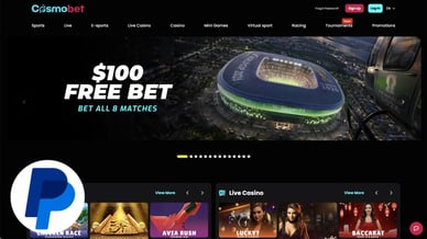 paypal casino list