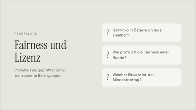 Fairness, Lizenzen und rechtliche Lage