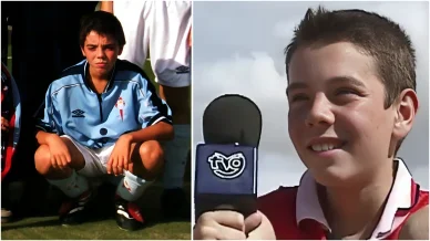 Iago Aspas en su infancia Iago Aspas en su infancia