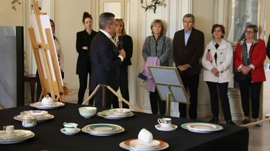 Tárlatvezetés az Esterházy-kastélyban Esterházy-kastély Porcelánkabinet