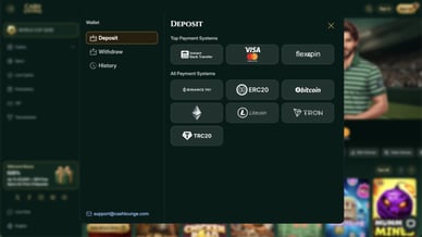 cashlounge casino deposit