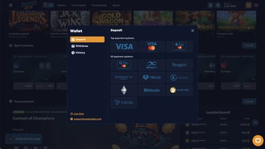 casino payments