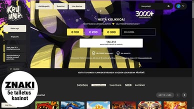 5 euron talletus casino