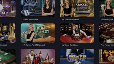 evolution gaming casino games