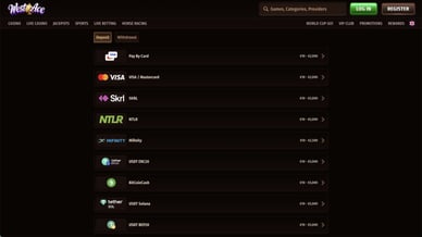 online casino mobile payment