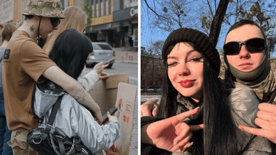 Кажанна та її військовий бойфренд