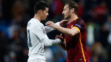 Amicizia di Francesco Totti con gli avversari