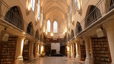 Chapelle de L'Archipel à Paris. Nef de L'Archipel à Paris.