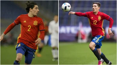 Héctor Bellerín en la selección española