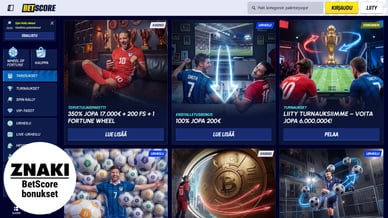 betscore bonukset