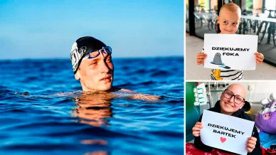 Ultra Baltic Swim i wsparcie dla fundacji Cancer Fighters Bartłomiej Kubkowski w ramach projektu Ultra Baltic Swim