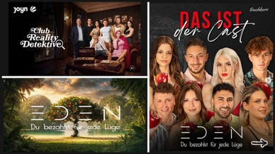 Club der Reality-Detektive und Eden – Du bezahlst für jede Lüge auf Joyn