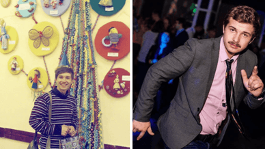 Щербан в студентські роки