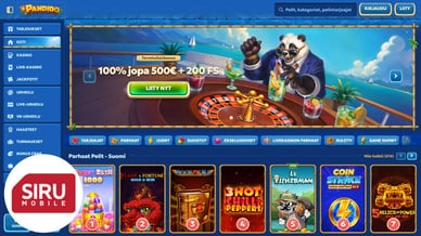 siru mobiilitalletus kasinot