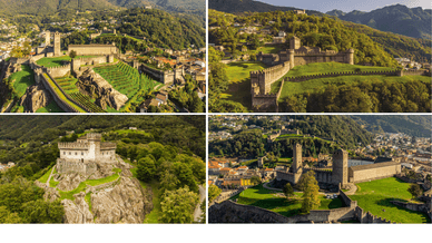 Festung von Bellinzona - Bellinzona, Kanton Tessin, Schweiz