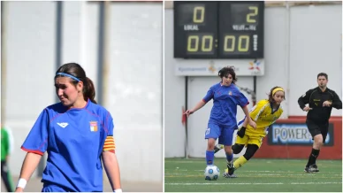 Mariona Caldentey en la U. D. Collerense