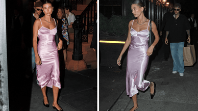 Гейлі Бібер у сукні Anna October