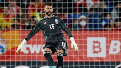 David Raya en la selección española