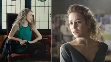 Silvia Abascal durante el rodaje de películas