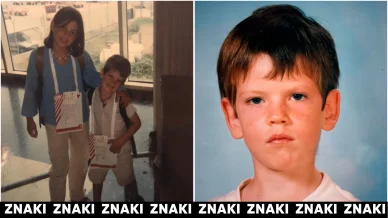 Miguel Bernardeau en su infancia