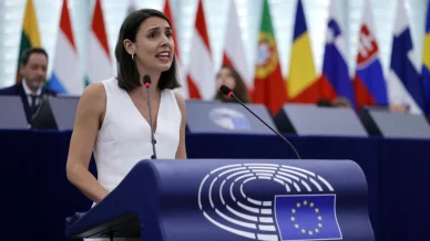Irene Montero en el Parlamento Europeo Irene Montero en el Parlamento Europeo