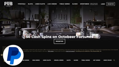 casino site supports paypal