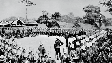 Момент капітуляції короля Ашанті Премпе I