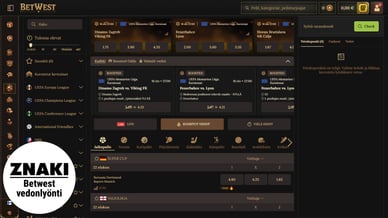 BetWest casino vedonlyönti
