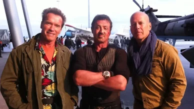 Bruce Willis, Arnold Schwarzenegger e Sylvester Stallone età Bruce Willis