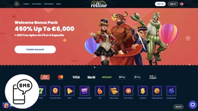 pay by sms payment casino