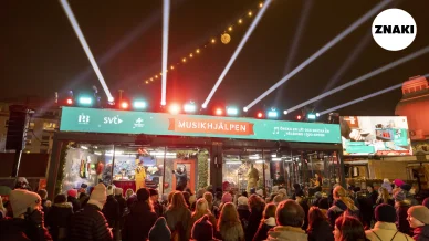 Musikhjälpen glasburen