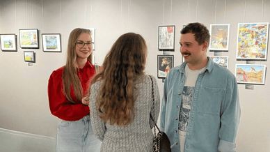 Щербан, виставка «Тут всі мої колажі»