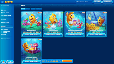 Spinfin Casino Boni Schweiz