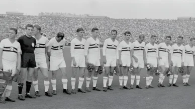 A Budapest Honvéd FC egy 1953-as mérkőzésen Kispesti klub története