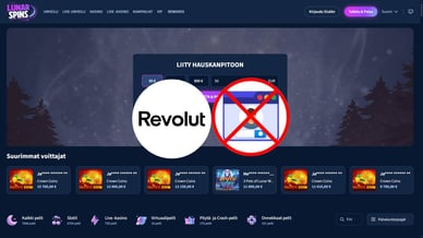 Revolut kasinot ilman rekisteröitymistä